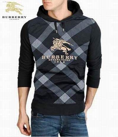 sweat a capuche burberry homme